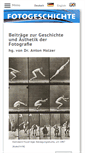 Mobile Screenshot of fotogeschichte.info